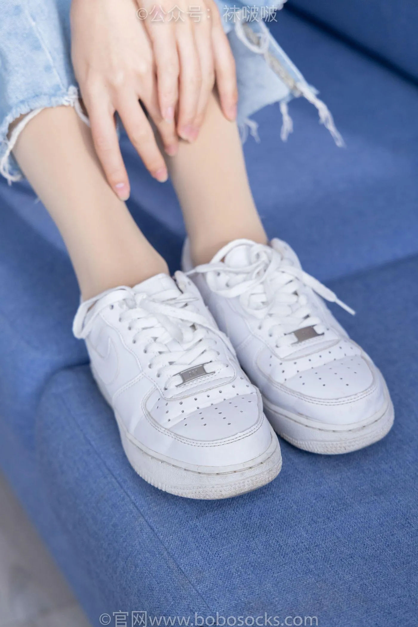 [BoBoSocks袜啵啵]NO.034 瑶瑶-空军一号板鞋、特旧厚肉丝 [131P]插图4